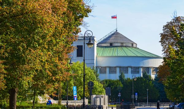 Здание парламента Польши в Варшаве