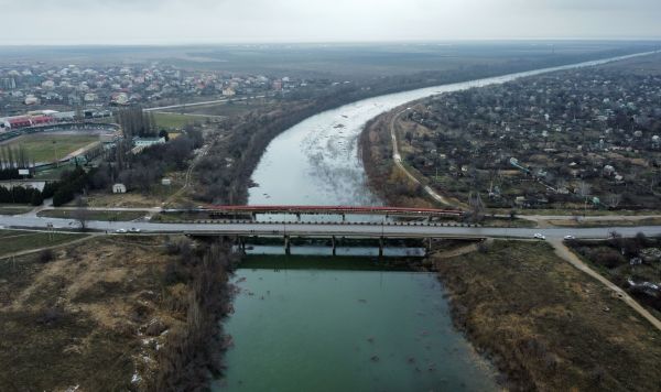 Северо-Крымский канал в Армянском районе Республики Крым