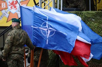Церемония приветствия многонационального батальона НАТО под руководством США в польском Ожише. Архивное фото