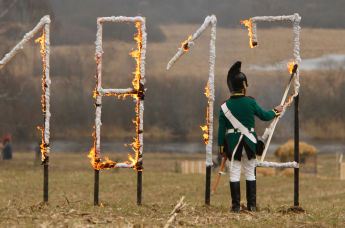 Реконструкция сражения 1812 года на реке Березине