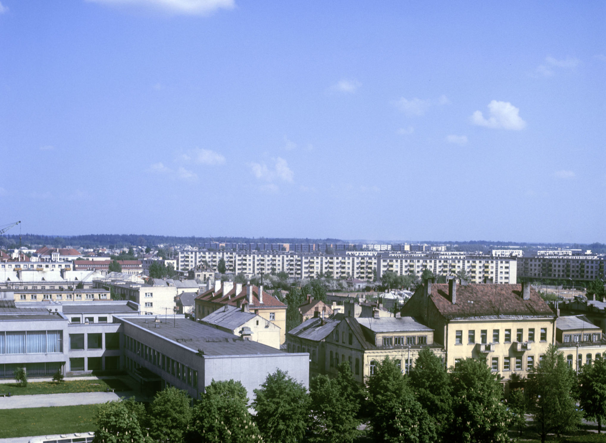 Панорама города Паневежис.