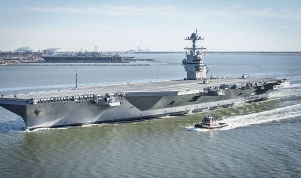 Американский авианосец CVN-78 Gerald R. Ford