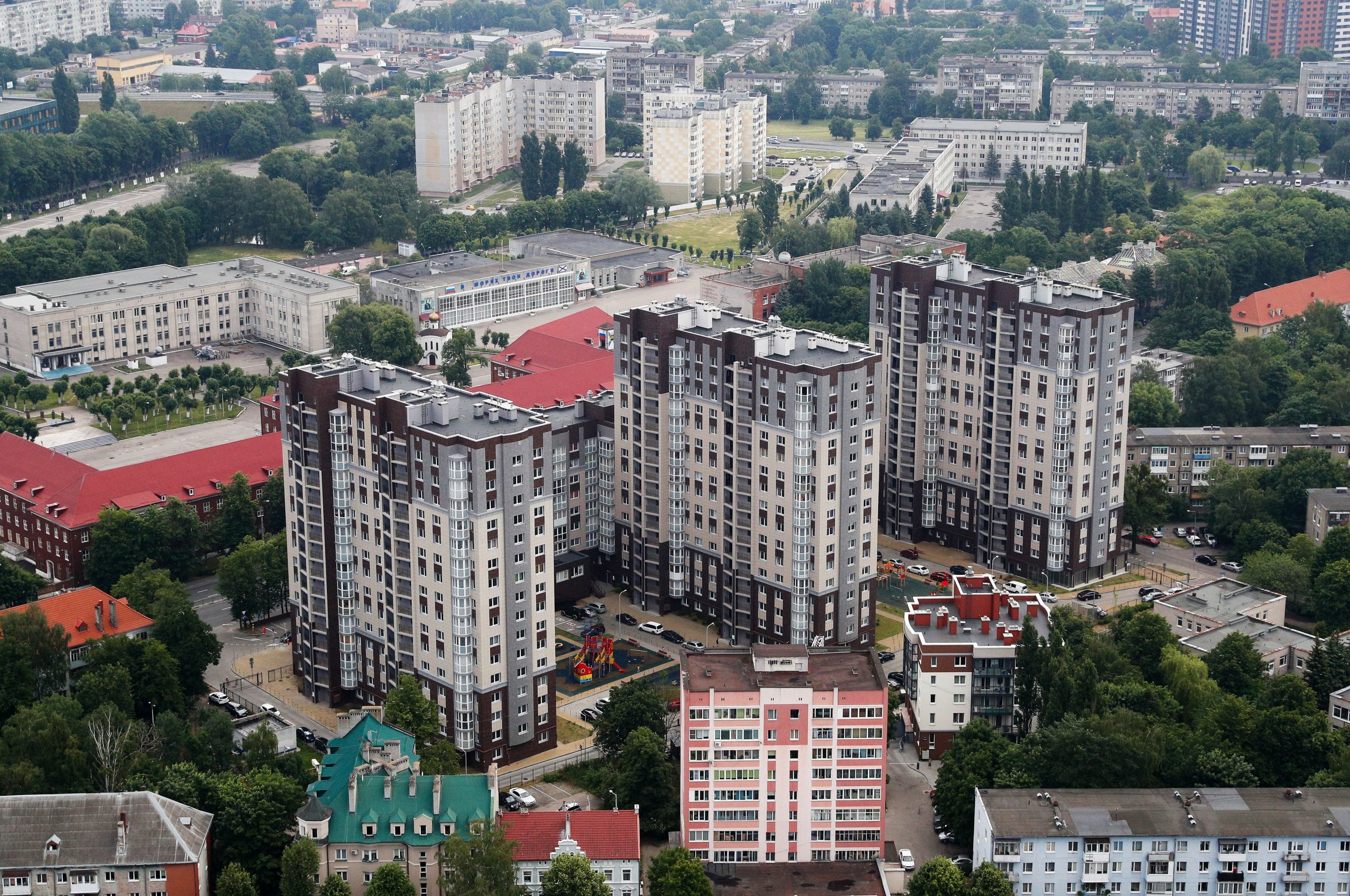 Новостройки в Калининграде.