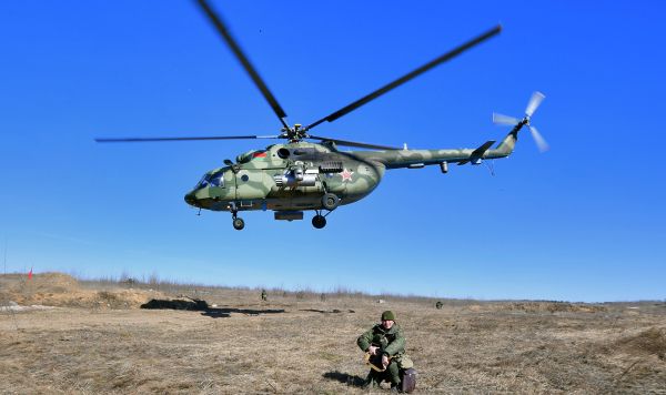 Вертолет Ми-8 вооруженных сил Белоруссии