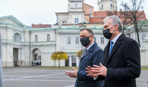 Встреча президента Польши Анджея Дуды и президента Литвы Гитанаса Науседы, 18 ноября 2020