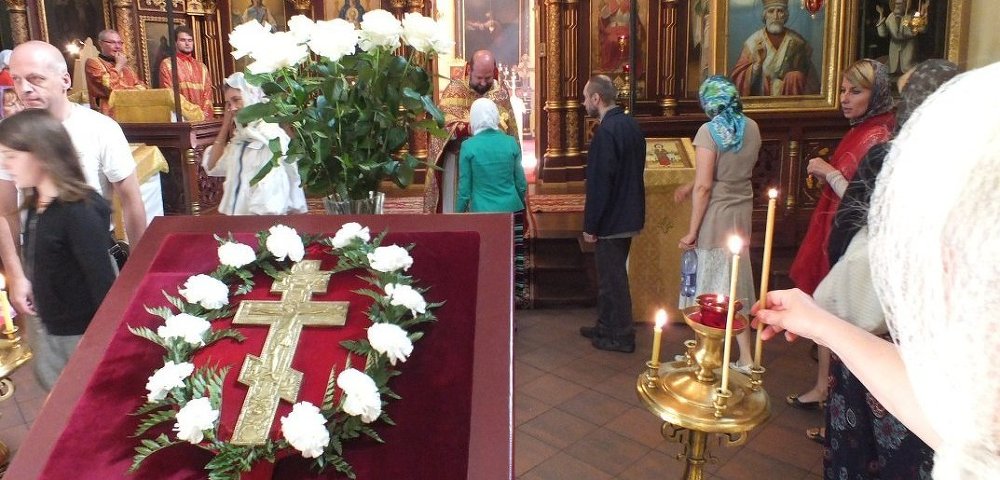Медовый Спас в Вильнюсском Пречистенском кафедральном соборе Успения Божией Матери