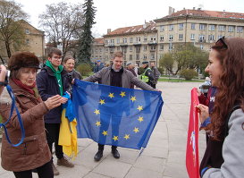 Митинг в честь 1 мая