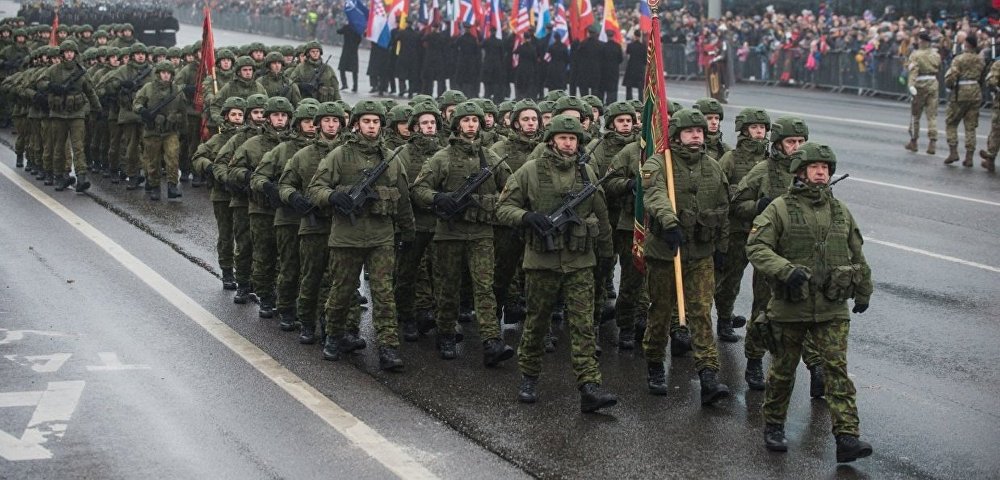 Военный парад с участием национальных и союзнических сил, посвященный 100-летию Литовской армии