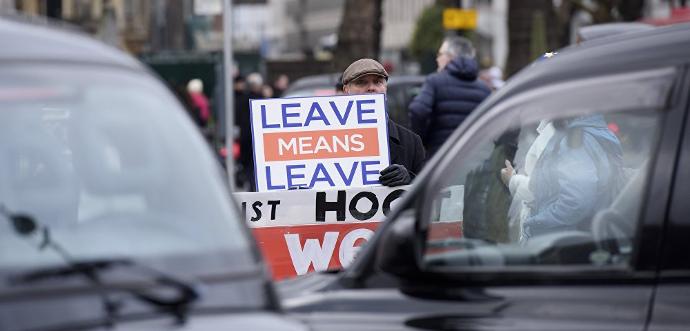 Акция против Brexit в Лондоне