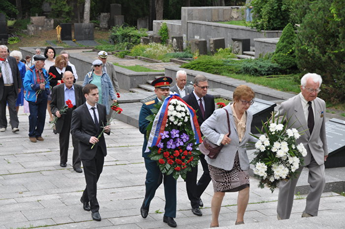 В Вильнюсе отметили 75 лет со дня освобождения города от фашистко-немецких захватчиков, 13 июля 2019