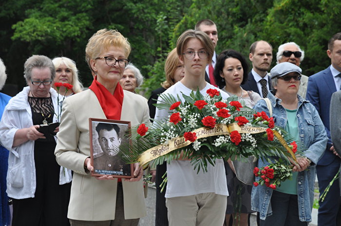 В Вильнюсе отметили 75 лет со дня освобождения города от фашистко-немецких захватчиков, 13 июля 2019